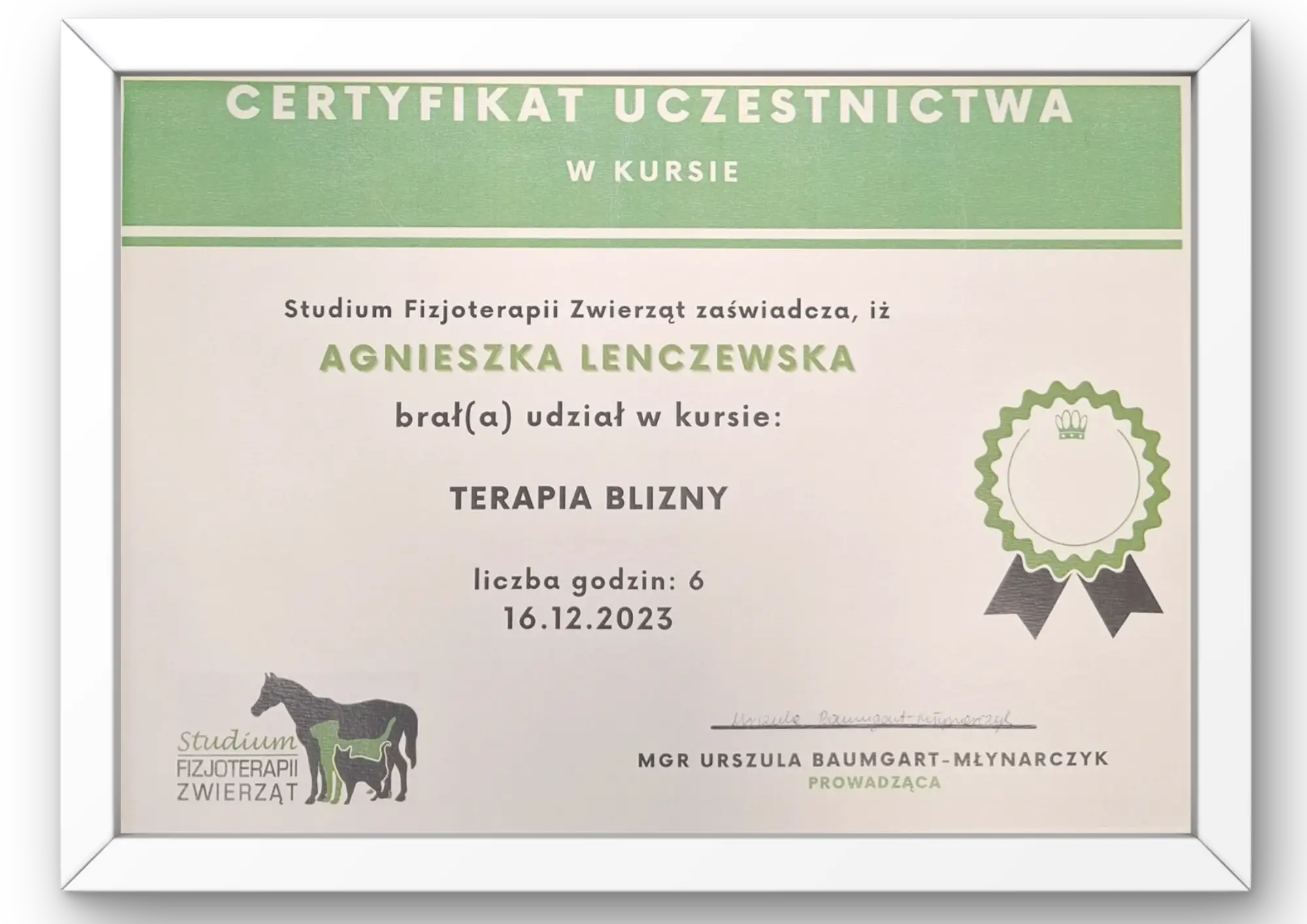 fizjoterapeuta psów i kotów Suwałki